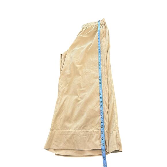 J.Crew Tan Honey Brown Pull On Stretch Astrid Wide Leg Chino Pant Size Large - Picture 13 of 13
